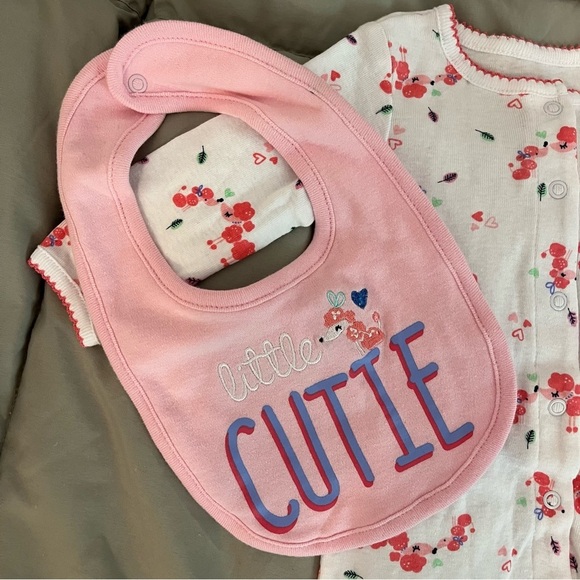 Little Wonders 4 Piece Layette Poodle Set - Size 0 - 3 Months - Picture 7 of 7